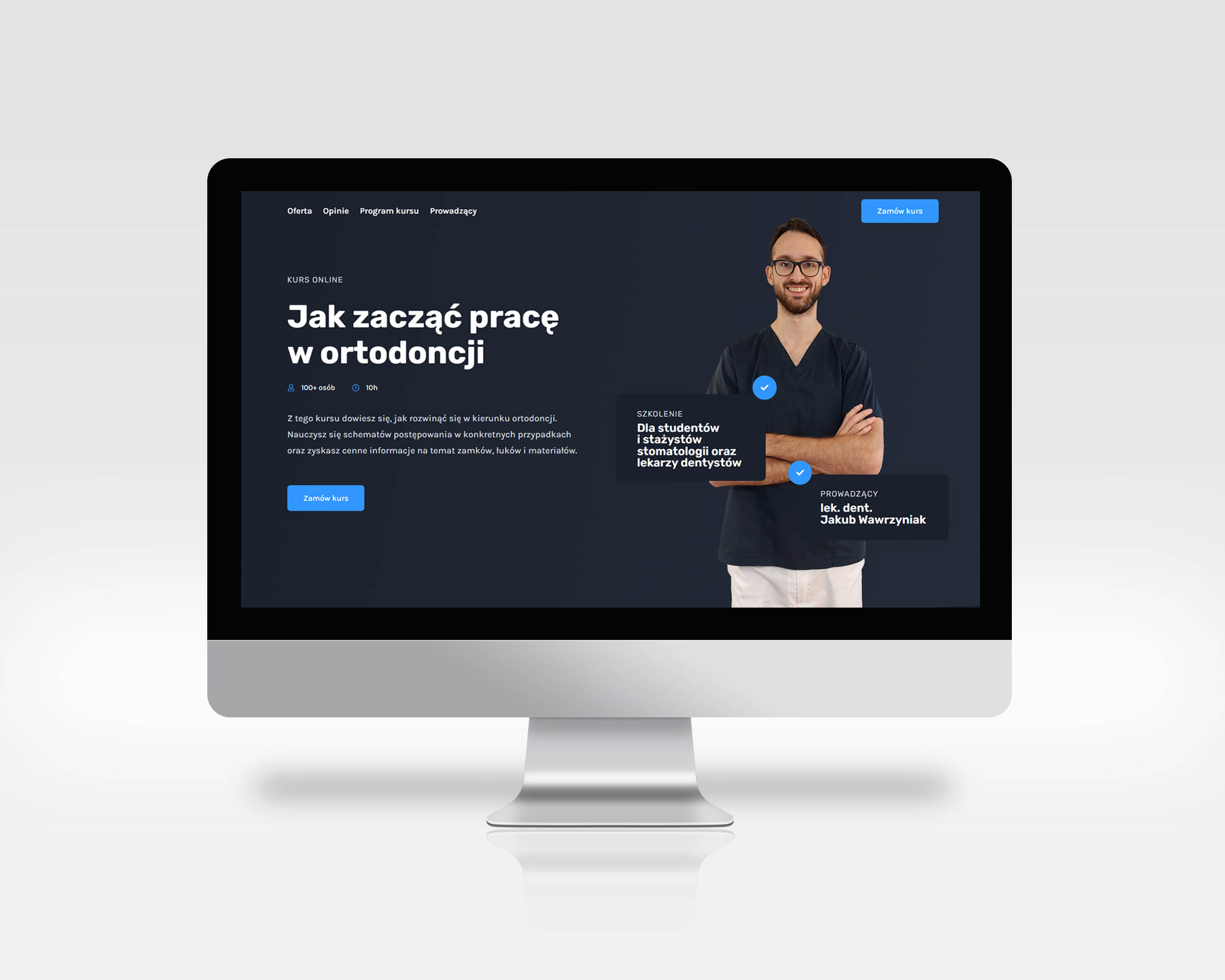 Landing Page Jak zacząć pracę w ortodoncji