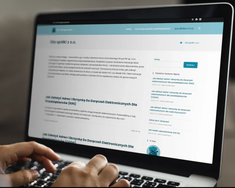 artykuły Blog dla marki Asy Księgowości